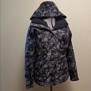 Columbia Women's Dark Floral Ski Jacket